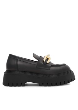 Loafersy Gino Rossi 8040 Czarny ze sklepu eobuwie.pl w kategorii Półbuty damskie - zdjęcie 182106222