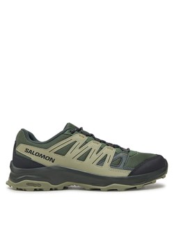 Trekkingi Salomon Grivola L47789800 Zielony ze sklepu eobuwie.pl w kategorii Buty trekkingowe męskie - zdjęcie 182106261