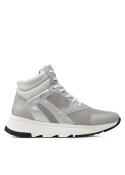 Sneakersy Geox D Falena B Abx B D16HXB 08522 C1010 Szary ze sklepu eobuwie.pl w kategorii Buty sportowe damskie - zdjęcie 182106273