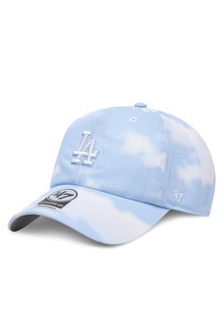 Czapka z daszkiem 47 Brand MLB LA Dodgers In The Clouds ’47 Clean Up B-ITCCU12PTS Błękitny ze sklepu eobuwie.pl w kategorii Czapki z daszkiem damskie - zdjęcie 182106290