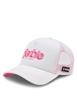 Czapka z daszkiem Capslab Barbie Cap CL/BA1/2/CT/BAR9 Biały ze sklepu eobuwie.pl w kategorii Czapki z daszkiem damskie - zdjęcie 182106291