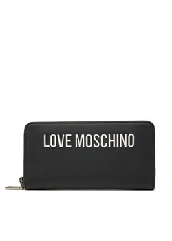 Duży Portfel Damski LOVE MOSCHINO JC5611PP1MKD000B Czarny ze sklepu eobuwie.pl w kategorii Portfele damskie - zdjęcie 182106371