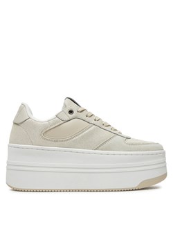 Sneakersy Guess Lulli FLJLLI LEM12 Beżowy ze sklepu eobuwie.pl w kategorii Buty sportowe damskie - zdjęcie 182106421