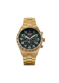 Zegarek Swiss Alpine Military 7047.9114 Złoty ze sklepu eobuwie.pl w kategorii Zegarki - zdjęcie 182106601