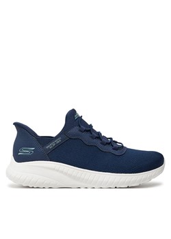 Sneakersy Skechers Bobs Squad Chaos 117500 NVY Granatowy ze sklepu eobuwie.pl w kategorii Buty sportowe damskie - zdjęcie 182106602