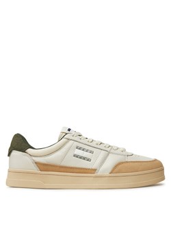 Sneakersy Tommy Jeans EM0EM01444 Écru ze sklepu eobuwie.pl w kategorii Buty sportowe męskie - zdjęcie 182106813