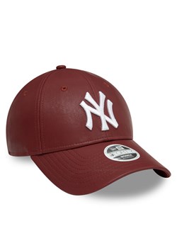 Czapka z daszkiem New Era New York Yankees Crinkled Pu 9Forty 60595395 Bordowy ze sklepu eobuwie.pl w kategorii Czapki z daszkiem damskie - zdjęcie 182106892