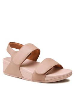 Sandały FitFlop LULU FV8-137 Beżowy ze sklepu eobuwie.pl w kategorii Sandały damskie - zdjęcie 182107054