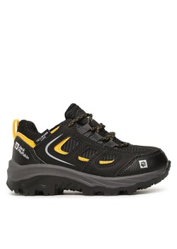 Trekkingi Jack Wolfskin Vojo Texapore Low K 4042191 Czarny ze sklepu eobuwie.pl w kategorii Buty trekkingowe dziecięce - zdjęcie 182107082