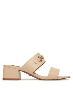 Klapki Nine West 2560-01 Beżowy ze sklepu eobuwie.pl w kategorii Klapki damskie - zdjęcie 182107093