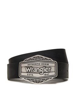 Pasek Męski Wrangler Big Buckle 112358068 Czarny ze sklepu eobuwie.pl w kategorii Paski męskie - zdjęcie 182107242