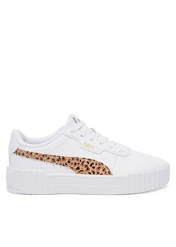 Sneakersy Puma Carina 3.0 Animal Jr 402268 02 Biały ze sklepu eobuwie.pl w kategorii Buty sportowe dziecięce - zdjęcie 182107243