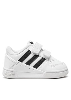 Sneakersy adidas Team Court 2 Str Cf I ID6637 Biały ze sklepu eobuwie.pl w kategorii Buty sportowe dziecięce - zdjęcie 182107380