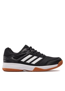 Buty halowe adidas Speedcourt Indoor IE8033 Czarny ze sklepu eobuwie.pl w kategorii Buty sportowe męskie - zdjęcie 182107753
