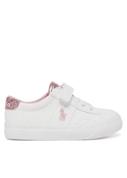Sneakersy Polo Ralph Lauren Ryley Ps RL00978110 Biały ze sklepu eobuwie.pl w kategorii Buty sportowe dziecięce - zdjęcie 182107830