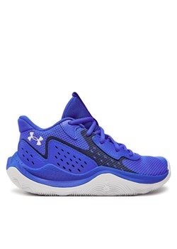 Buty do koszykówki Under Armour Ua Gs Jet '23 3026635-400 Niebieski ze sklepu eobuwie.pl w kategorii Buty sportowe dziecięce - zdjęcie 182107931