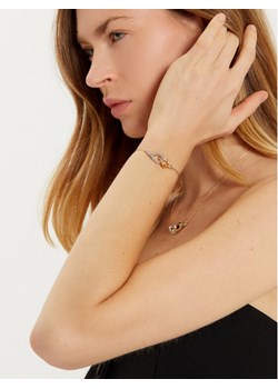 Naszyjnik Tory Burch Interlocking Wishbone Pendant 161070 Złoty ze sklepu eobuwie.pl w kategorii Naszyjniki - zdjęcie 182107980