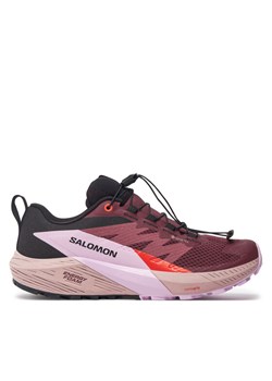 Buty do biegania Salomon Sense Ride 5 Gore-Tex L47592300 Fioletowy ze sklepu eobuwie.pl w kategorii Buty sportowe damskie - zdjęcie 182108113
