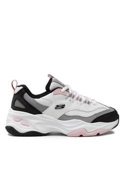 Sneakersy Skechers Fresh Diva 149492/WBPK Biały ze sklepu eobuwie.pl w kategorii Buty sportowe damskie - zdjęcie 182108203