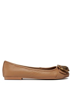 Baleriny Kurt Geiger Mayfair Ballerina 9989748109 Beżowy ze sklepu eobuwie.pl w kategorii Balerinki - zdjęcie 182108222