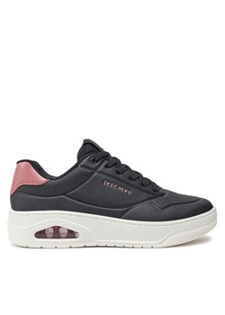 Sneakersy Skechers Uno Court 177705 Czarny ze sklepu eobuwie.pl w kategorii Buty sportowe damskie - zdjęcie 182108641