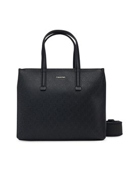 Torebka Calvin Klein Ck Must Small Tote_Mono K60K613023 Czarny ze sklepu eobuwie.pl w kategorii Torebki damskie - zdjęcie 182108804
