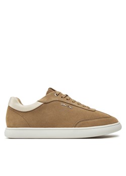 Sneakersy Calvin Klein Cupsole Lace Up - Sue HW0HW02436 Brązowy ze sklepu eobuwie.pl w kategorii Buty sportowe damskie - zdjęcie 182108863