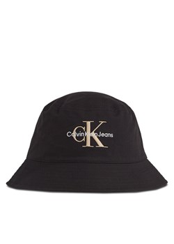 Kapelusz Calvin Klein Jeans Monogram Bucket Hat K50K510788 Czarny ze sklepu eobuwie.pl w kategorii Kapelusze męskie - zdjęcie 182109043