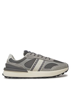 Sneakersy Tommy Jeans Technical Runner Ess EM0EM01537 Szary ze sklepu eobuwie.pl w kategorii Buty sportowe męskie - zdjęcie 182109140
