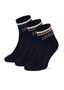 Skarpety Fila F8080-AW24 (3-pack) Granatowy ze sklepu eobuwie.pl w kategorii Skarpetki dziecięce - zdjęcie 182109202