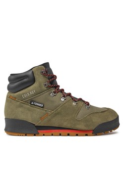 Trekkingi adidas Terrex Snowpitch Cold.Rdy IH3665 Zielony ze sklepu eobuwie.pl w kategorii Buty trekkingowe męskie - zdjęcie 182109231