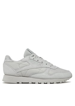 Sneakersy Reebok Classic Leather IG9492 Szary ze sklepu eobuwie.pl w kategorii Buty sportowe damskie - zdjęcie 182109344