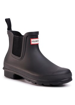 Kalosze Hunter Original Chelsea WFS2078RMA Czarny ze sklepu eobuwie.pl w kategorii Kalosze damskie - zdjęcie 182109382