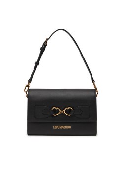 Torebka LOVE MOSCHINO JC4349PP0IK1100A Czarny ze sklepu eobuwie.pl w kategorii Listonoszki - zdjęcie 182109423