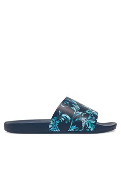 Klapki Versace Jeans Couture 78YA3SQ4 Granatowy ze sklepu eobuwie.pl w kategorii Klapki męskie - zdjęcie 182109492