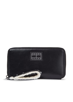 Portfel damski Tommy Jeans AW0AW15653 Czarny ze sklepu eobuwie.pl w kategorii Portfele damskie - zdjęcie 182109493