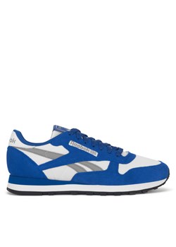 Sneakersy Reebok Classic Leather 100201128 Niebieski ze sklepu eobuwie.pl w kategorii Buty sportowe męskie - zdjęcie 182109562