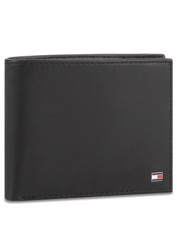 Duży Portfel Męski Tommy Hilfiger Eton Trifold AM0AM00657 Czarny ze sklepu eobuwie.pl w kategorii Portfele męskie - zdjęcie 182110061