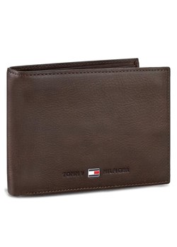 Duży Portfel Męski Tommy Hilfiger Johnson Cc Flap And Coin Pocket AM0AM00660/82566 Brązowy ze sklepu eobuwie.pl w kategorii Portfele męskie - zdjęcie 182110072