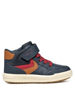 Sneakersy Geox J Arzach Boy J464AA 054FU CF46N M Granatowy - id: 0000303950255 - marki Geox - 182110141 Sneakersy Geox J Arzach Boy J464AA 054FU CF46N M Granatowy ze sklepu eobuwie.pl w kategorii Buty sportowe dziecięce - zdjęcie 182110141