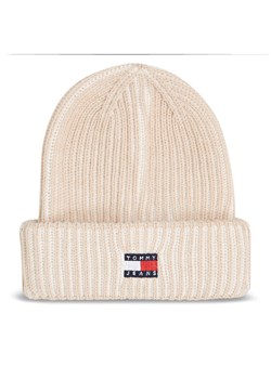 Czapka Tommy Jeans AW0AW16785 Beżowy ze sklepu eobuwie.pl w kategorii Czapki zimowe damskie - zdjęcie 182110281