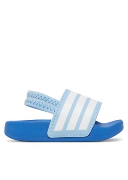 Sandały adidas adilette Estrap JR5327 Błękitny ze sklepu eobuwie.pl w kategorii Sandały dziecięce - zdjęcie 182110353