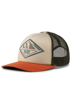 Czapka z daszkiem Buff Trucker Cap Eucalyptus Nut 117248.305.10.00 Beżowy ze sklepu eobuwie.pl w kategorii Czapki z daszkiem męskie - zdjęcie 182110502