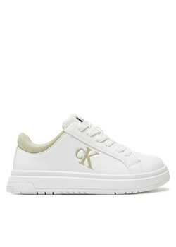 Sneakersy Calvin Klein Jeans Low Cut Lace-Up Sneaker V3X9-81058-1464 M Biały ze sklepu eobuwie.pl w kategorii Buty sportowe dziecięce - zdjęcie 182110593