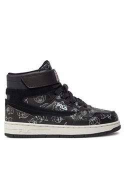 Sneakersy Fila Wb Arcade Velcro Mid FFK0088.80010 Czarny ze sklepu eobuwie.pl w kategorii Buty sportowe dziecięce - zdjęcie 182110743