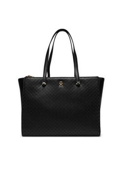 Torebka Tommy Hilfiger AW0AW16948 Czarny ze sklepu eobuwie.pl w kategorii Torby Shopper bag - zdjęcie 182110794