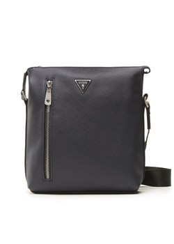 Saszetka Guess Certosa Saffiano Smart HMECSA P3299 Granatowy ze sklepu eobuwie.pl w kategorii Saszetki - zdjęcie 182110811