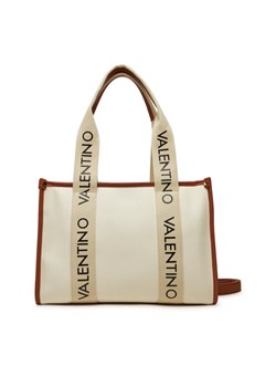 Torebka Valentino Candle VBS7DD01 Écru ze sklepu eobuwie.pl w kategorii Torby Shopper bag - zdjęcie 182111001