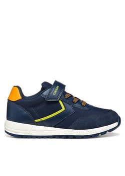 Sneakersy Geox J559EA 0FU54 CF43S S Granatowy ze sklepu eobuwie.pl w kategorii Buty sportowe dziecięce - zdjęcie 182111420