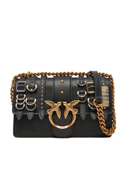 Torebka PINKO Love One Mini Light Cl PE 25 PLTT 103335 A26K Czarny ze sklepu eobuwie.pl w kategorii Kopertówki - zdjęcie 182111464